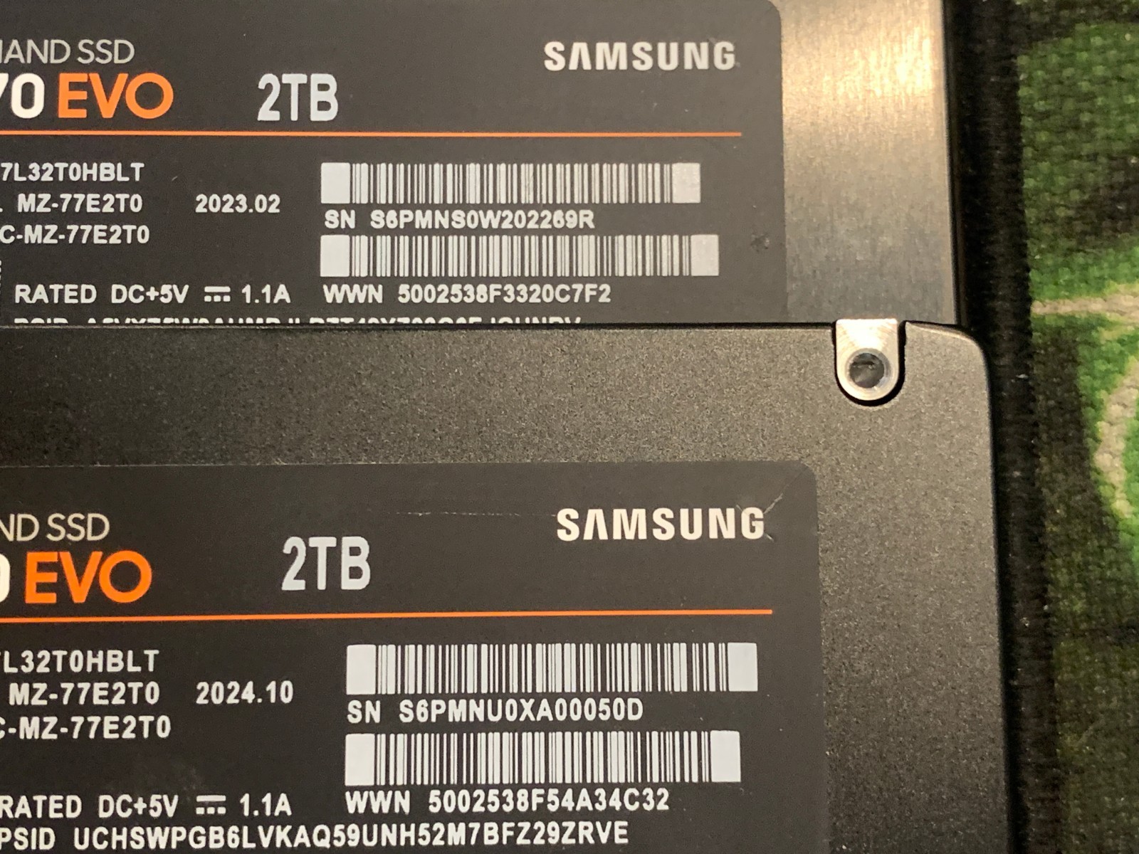 Samsung 870 EVO 2TB 2.5″ SATA III Internal SSD MZ-77E2T0 99-100% Health