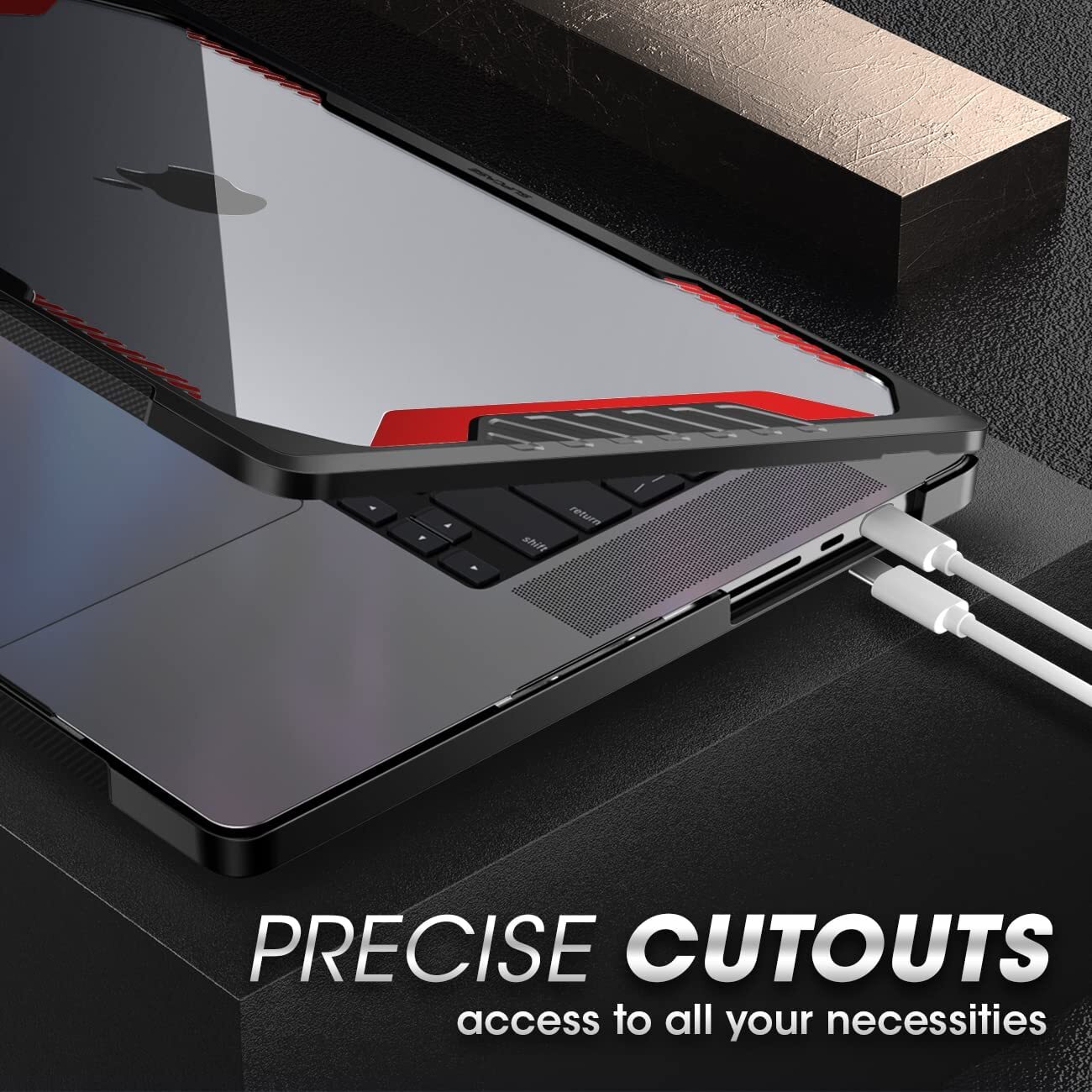 For MacBook Pro 16″ (2024/23/21) Laptop Case SUPCASE Heavy Duty Dual Layer Cover