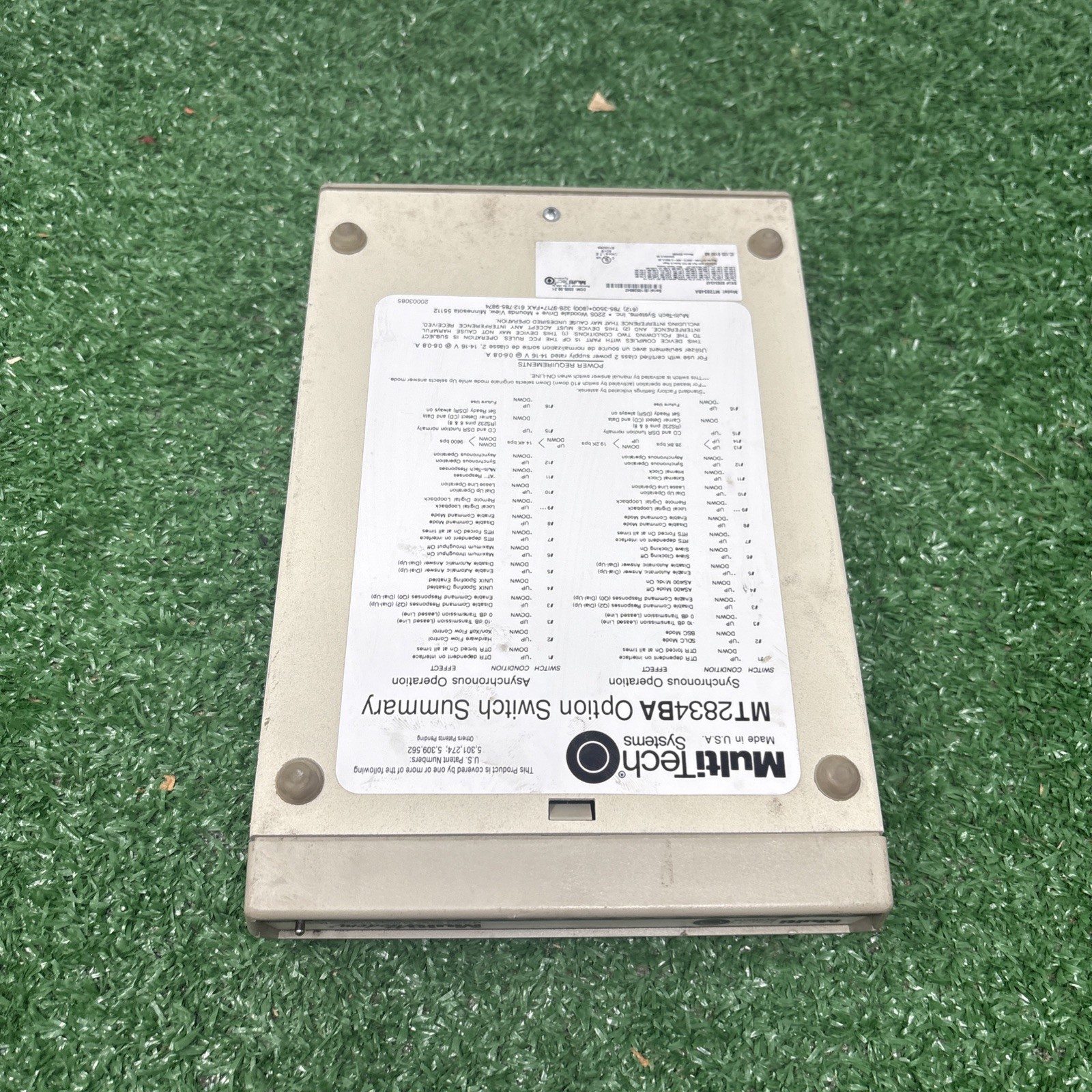 MultiTech MultiModem II MT2834BL 33.6Kbps Intelligent Modem No Cords