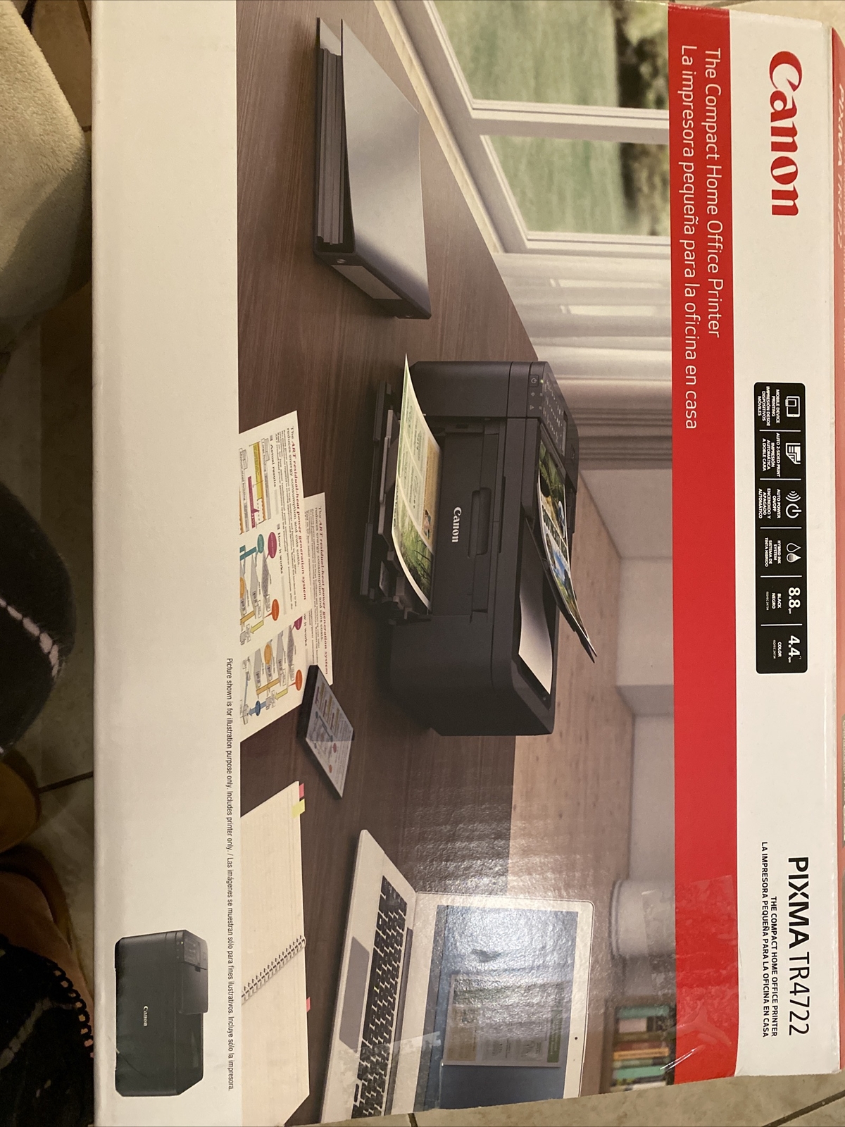 NEW Canon PIXMA TR4722 (4520) Color Printer -Wireless-All-In-One Scan Copy-FAX