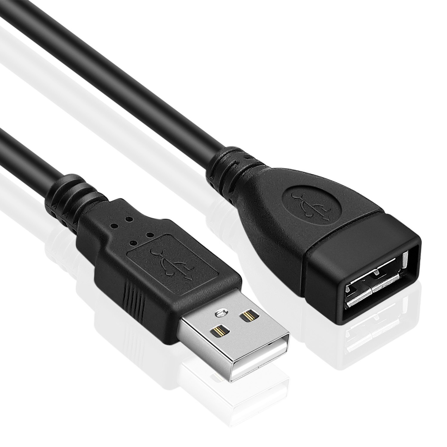 3FT 5FT 10FT 15FT 30FT USB 2.0 Male to Female Extension Extender Cable Cord US