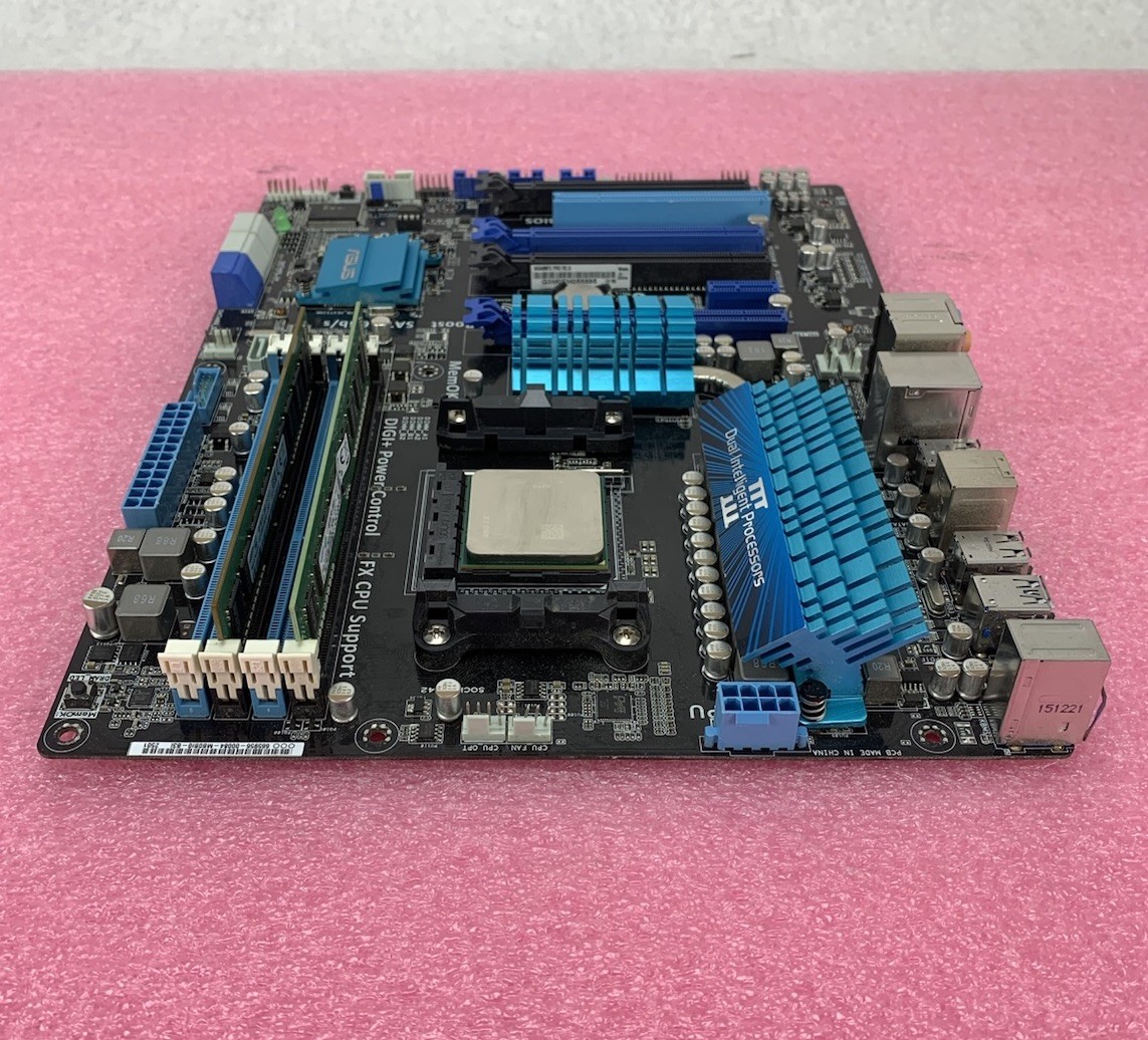 Asus MSA99FX Pro R2.0 Motherboard AMD FX-8350 4GHz 8GB RAM 2 Sticks No Shield