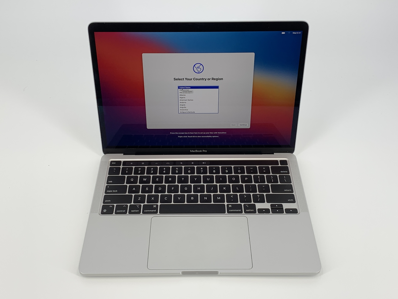 Apple MacBook Pro 13 Touch Bar 2020 M1 8-Core CPU 8-Core GPU 8GB 256GB Silver