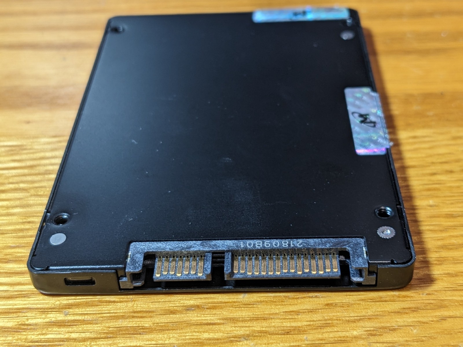 Micron 7.68TB 5300 Pro 2.5″ SATA Solid State 7mm SSD MTFDDAK7T6TDS – 100% Health