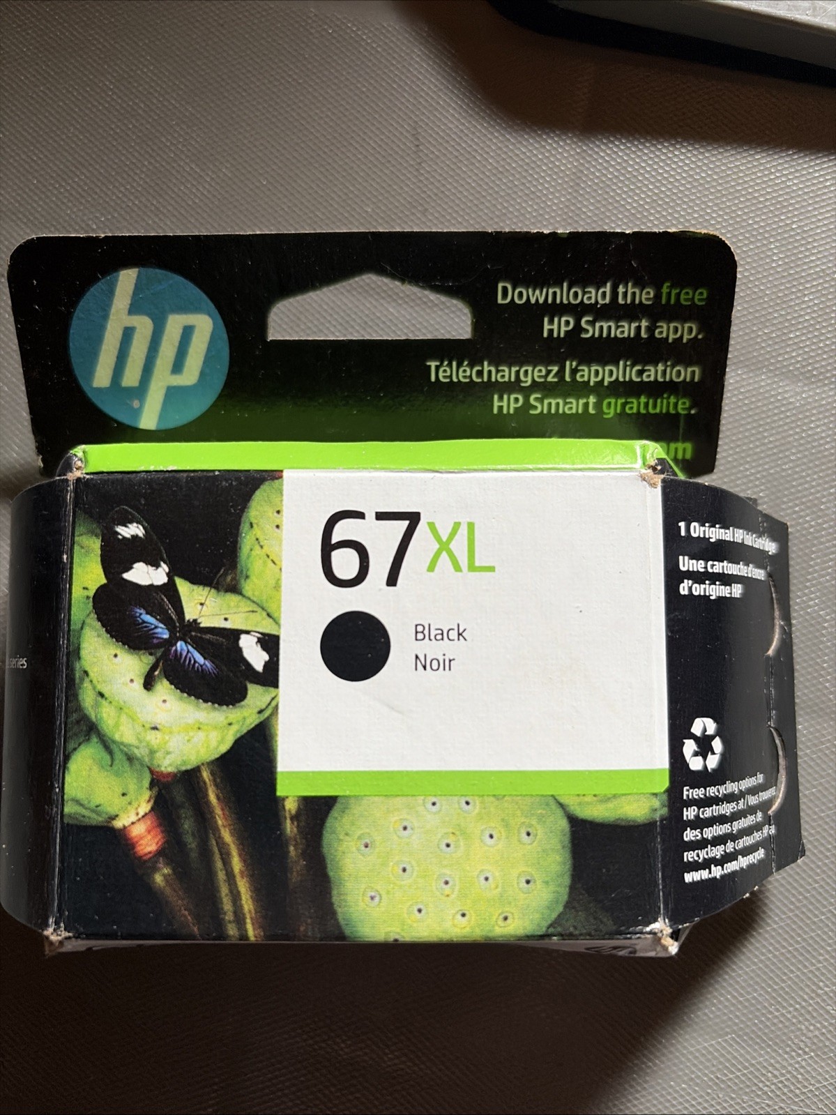 HP 67XL Genuine Black Ink Cartridge