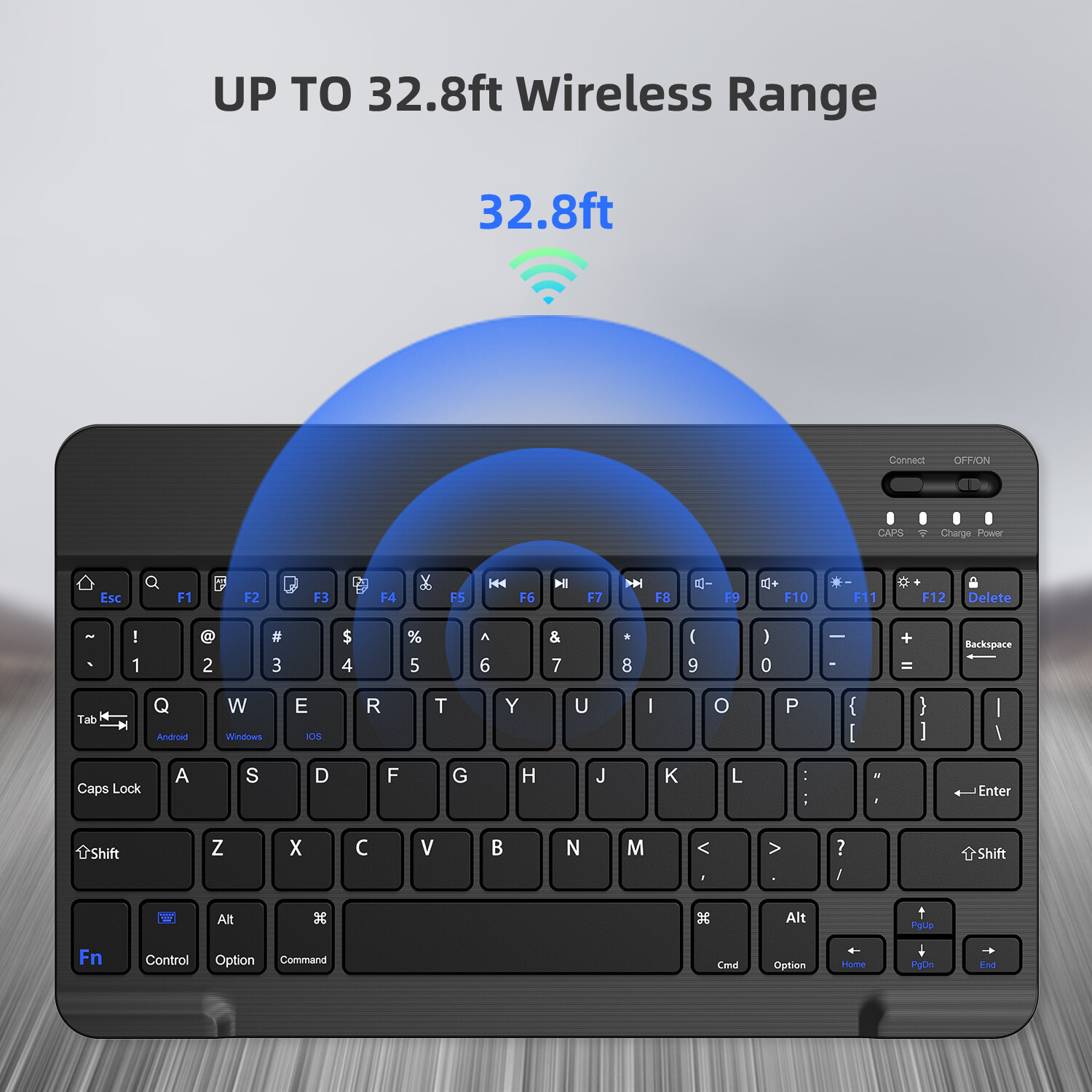 Wireless Bluetooth Keyboard and Mouse Set Rechargeable for iPad Laptop Mac PC US