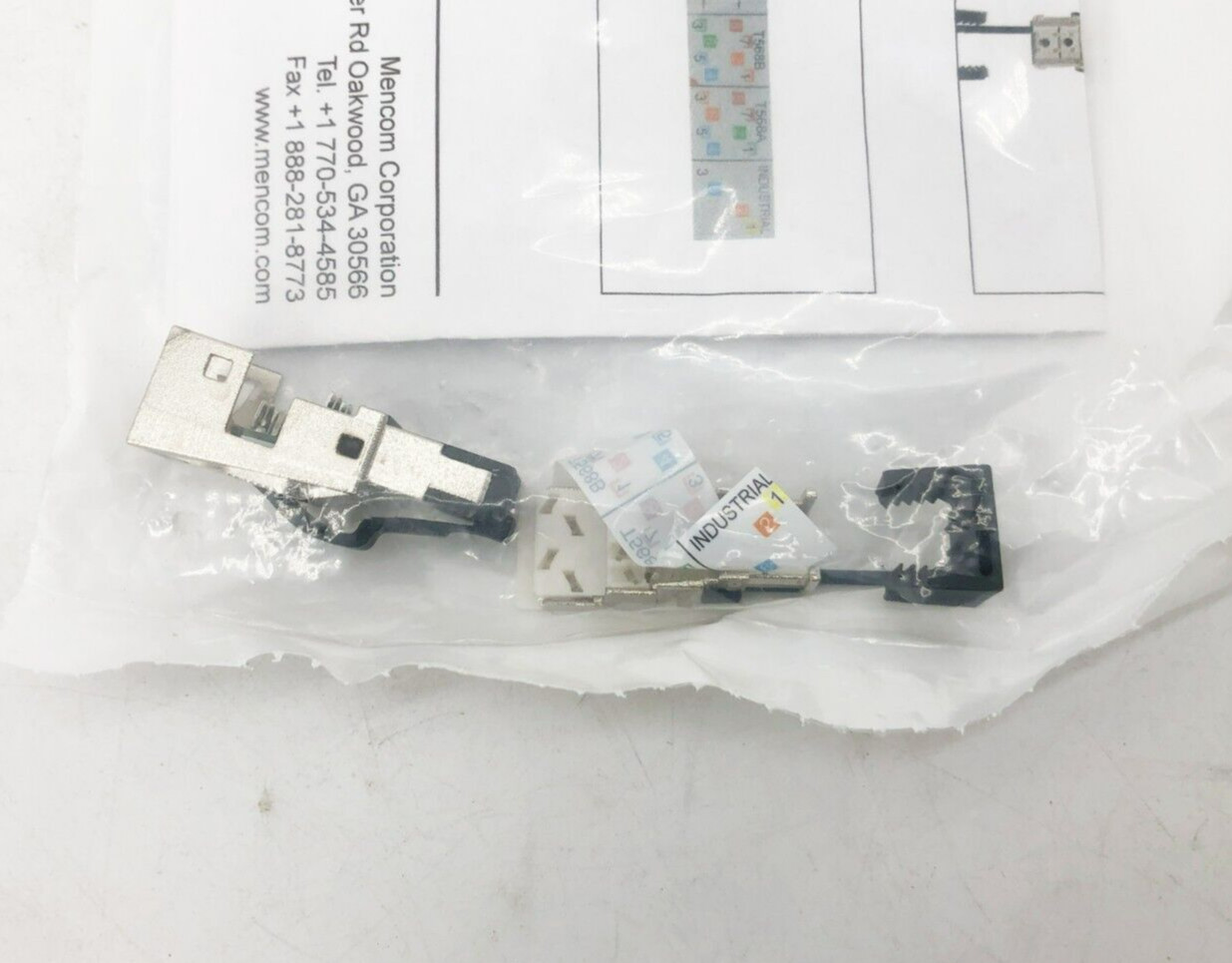 New Mencom RJ45-PN-FW Field Wireable Ethernet RJ45 Plug Male