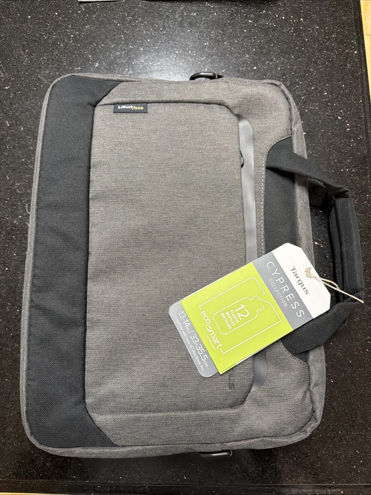 Targus 13″- 14″ Cypress Collection Slim Laptop Slipcase Bag Eco Smart-gray