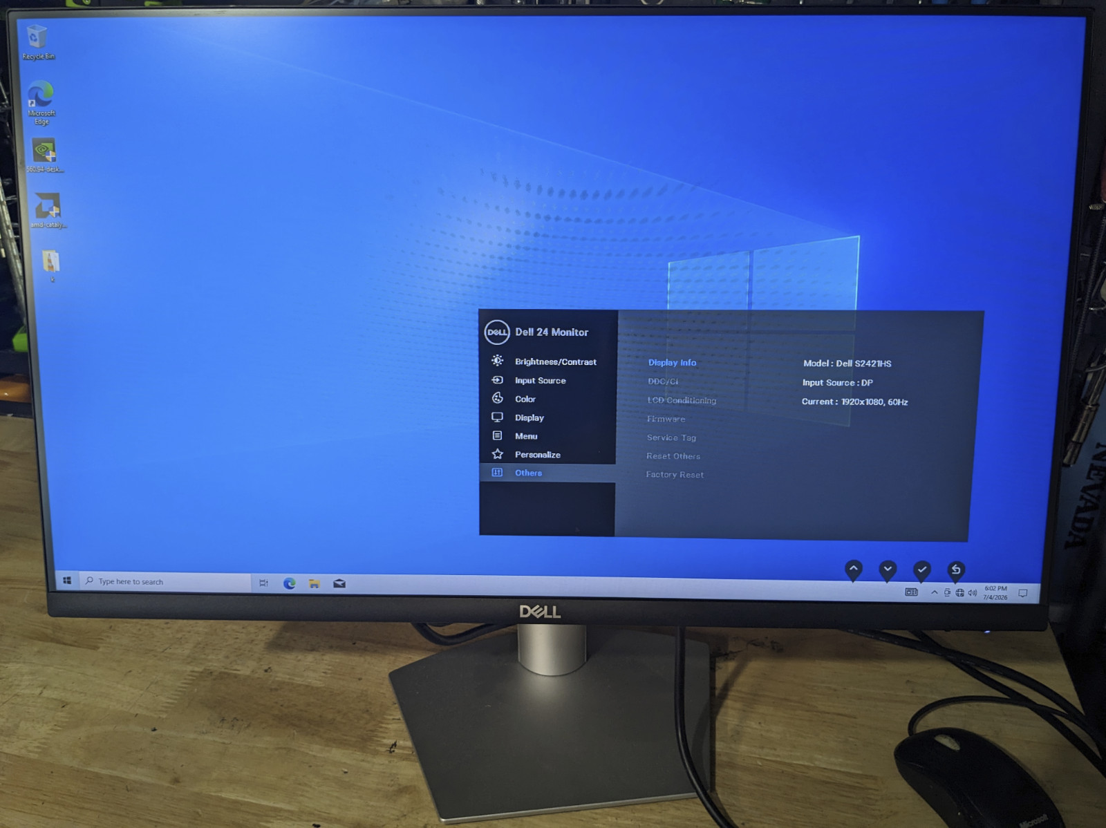 Dell S2421HS 24 Inch Widescreen IPS LED Monitor & Stand