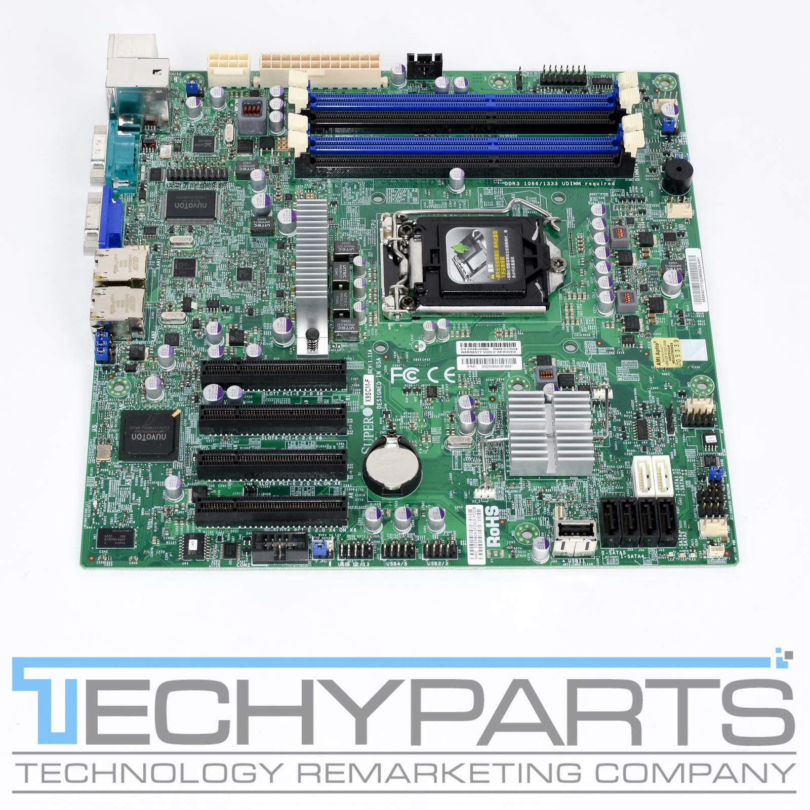 Supermicro X9SCM-F Intel C204 Xeon E3 Socket LGA1155 mATX Server Motherboard