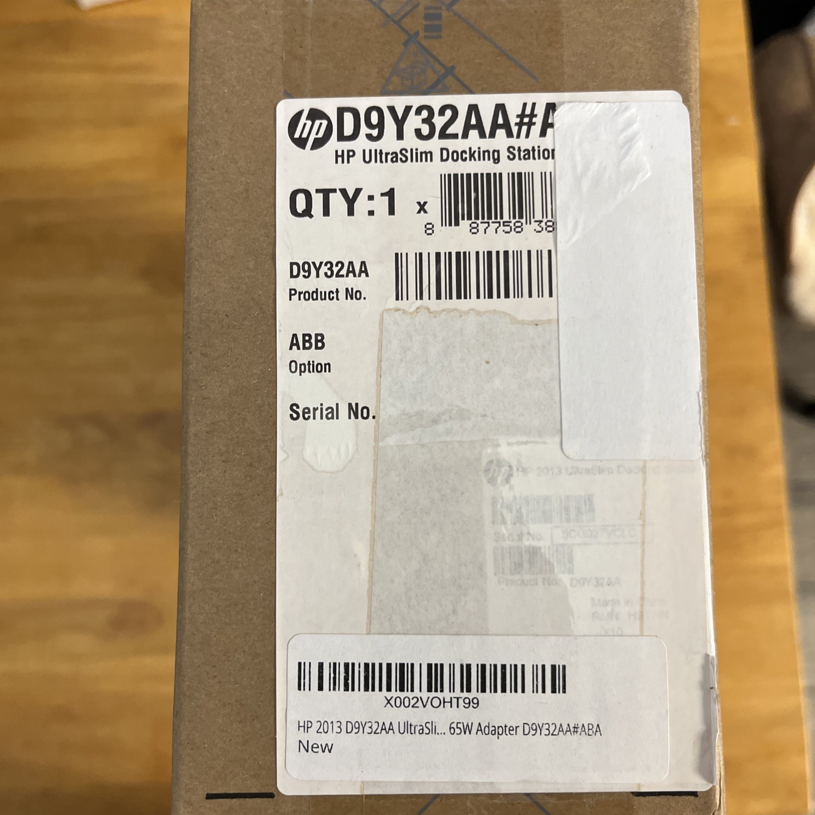 HP 2013 Ultra Slim Docking Station D9Y32AA#ABA – Sealed