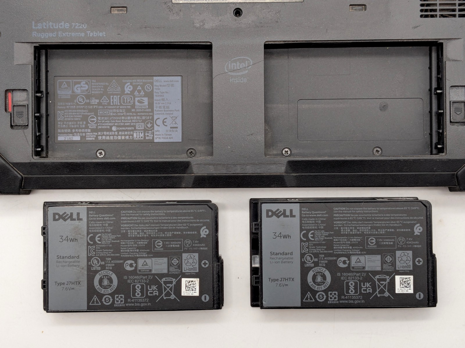 Dell Latitude 7220 Rugged Extreme Tablet 11″ FHD Touch I7-8665U 512GB SSD 16GB