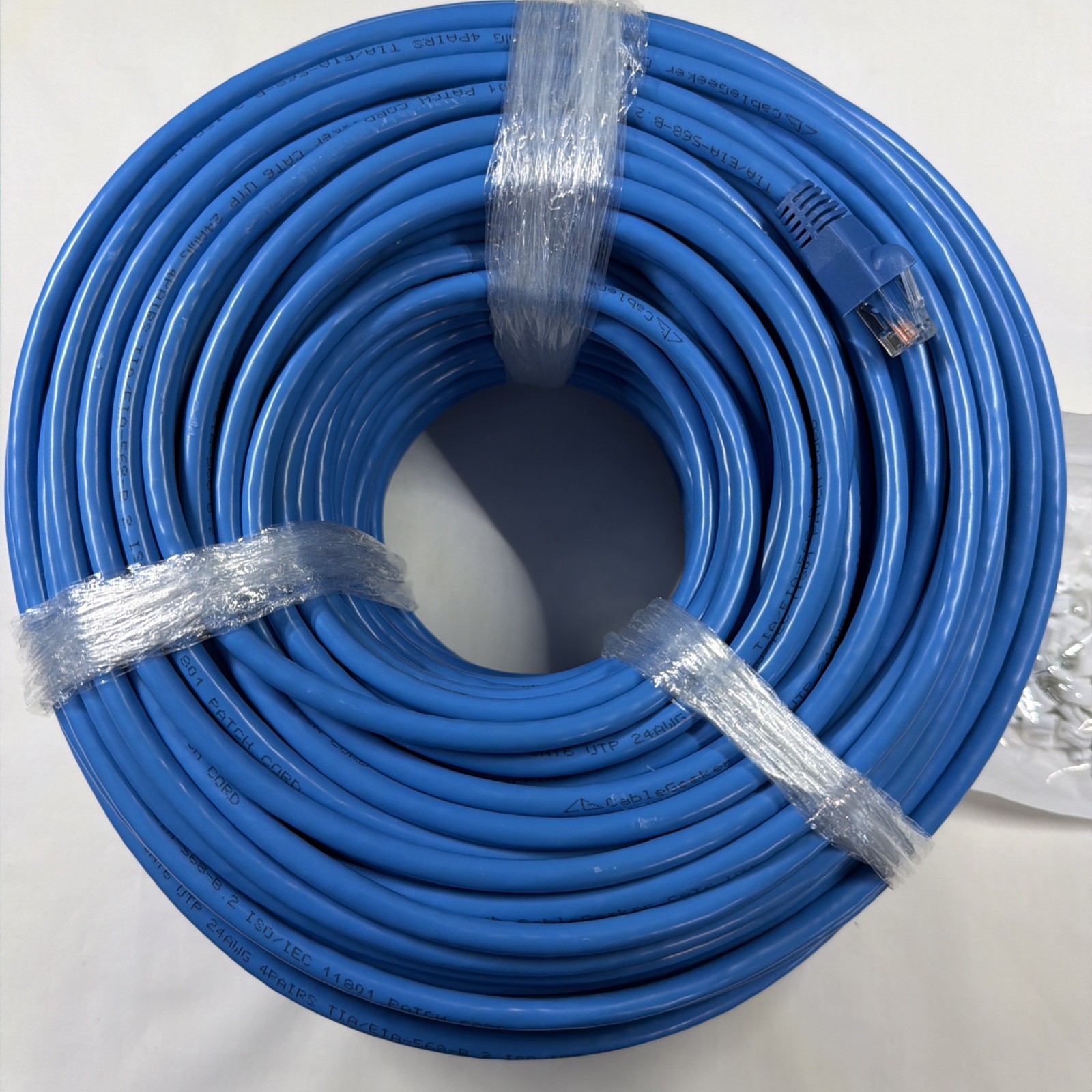 Cat 6 Ethernet Cable 250FT High Speed 10Gbps 24AWG Heavy Duty 550MHZ