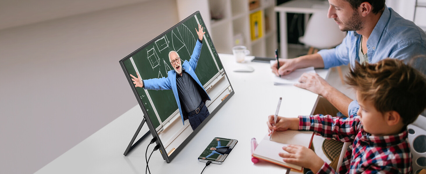 UPERFECT 22″ 2K Monitor 2560*1440 60 Hz HDMI USB C 16:9 Display Computer Screen