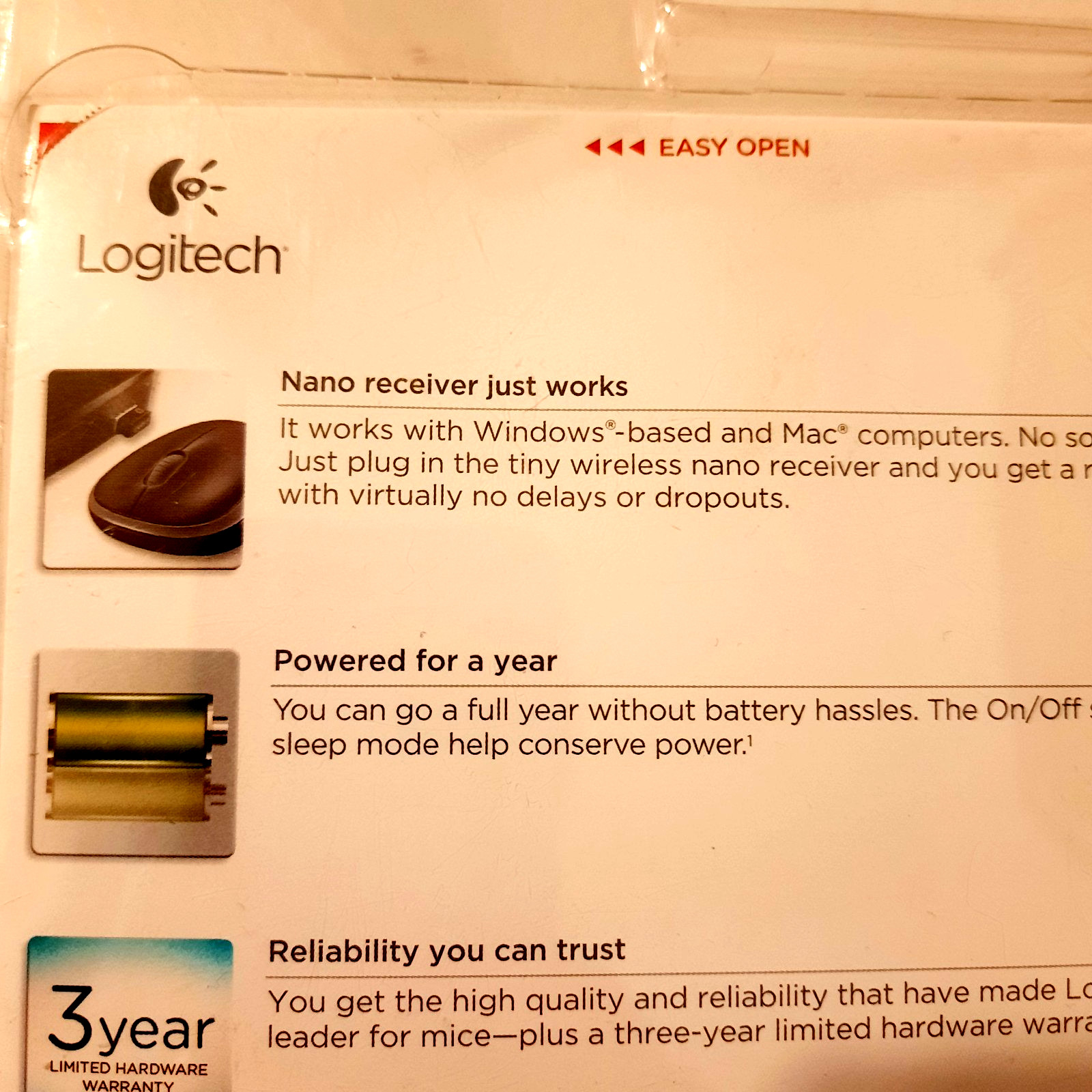 Logitech M185 Wireless Mouse – Light Silver Gray