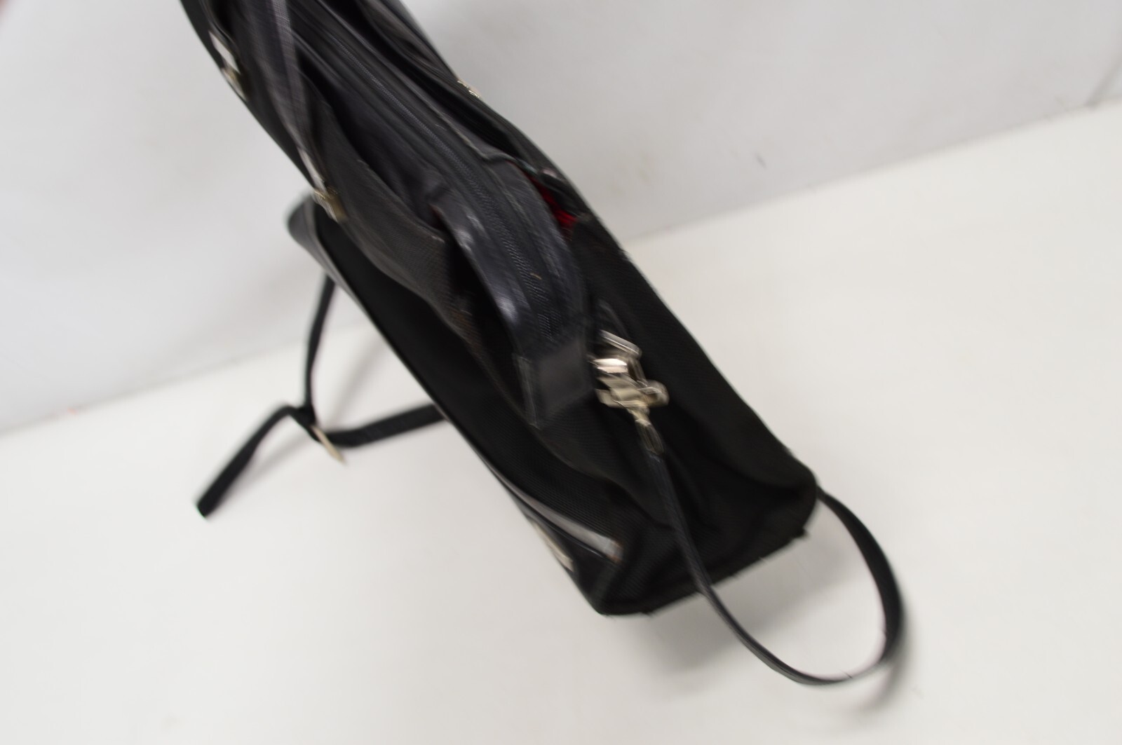 Tumi Elements Ballistic Nylon Leather Trim Laptop Bag Black
