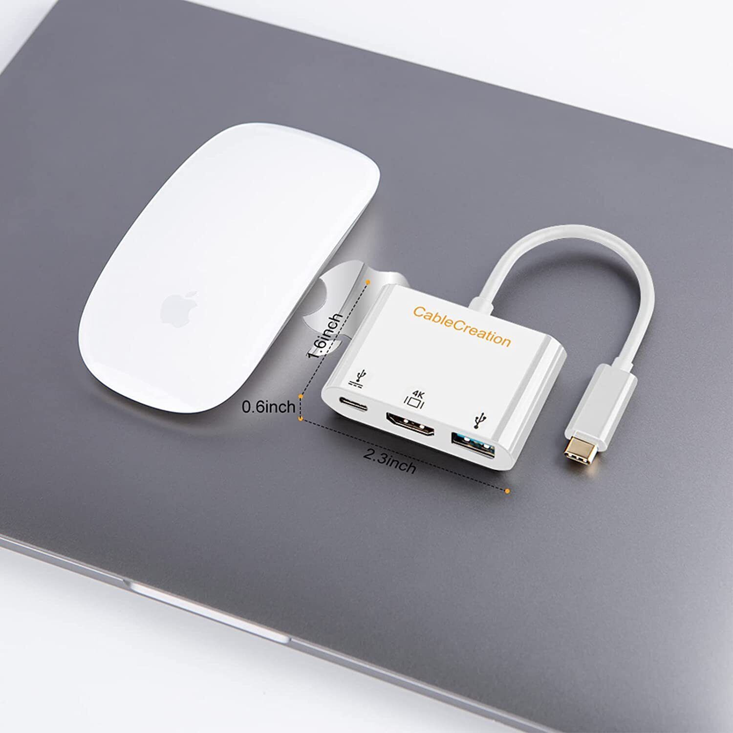 USB Type C to HDMI 4K VGA Adapter Apple USB-C to VGA Multiport Adapter Cable Hub