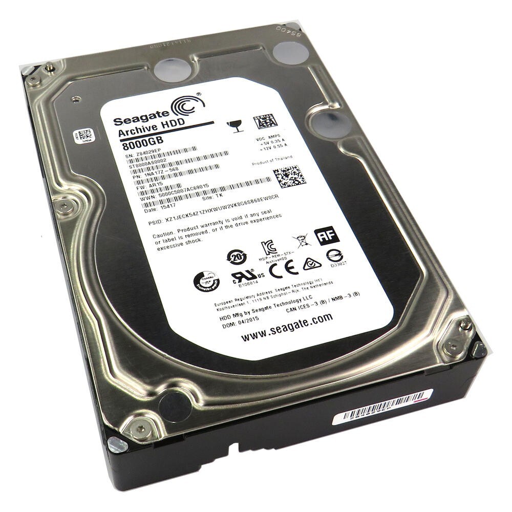 **ZERO HOURS**-ST8000AS0002- Seagate Archive HDD 8TB Internal 5900RPM 3.5″ HD