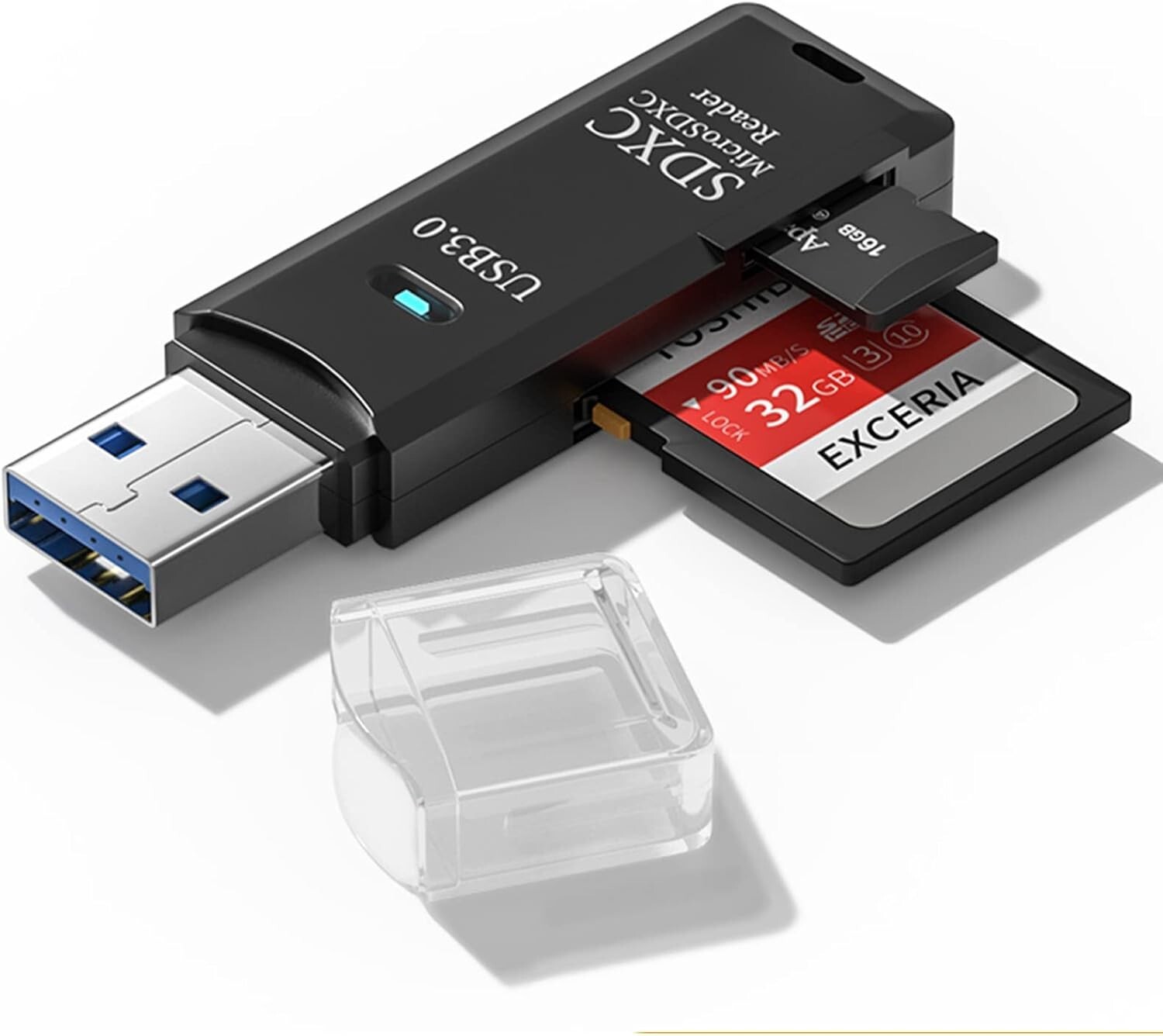 USB 3.0 Memory Card Reader for Micro SD to USB Adapter SDXC SDHC RS-MMC UHS-I