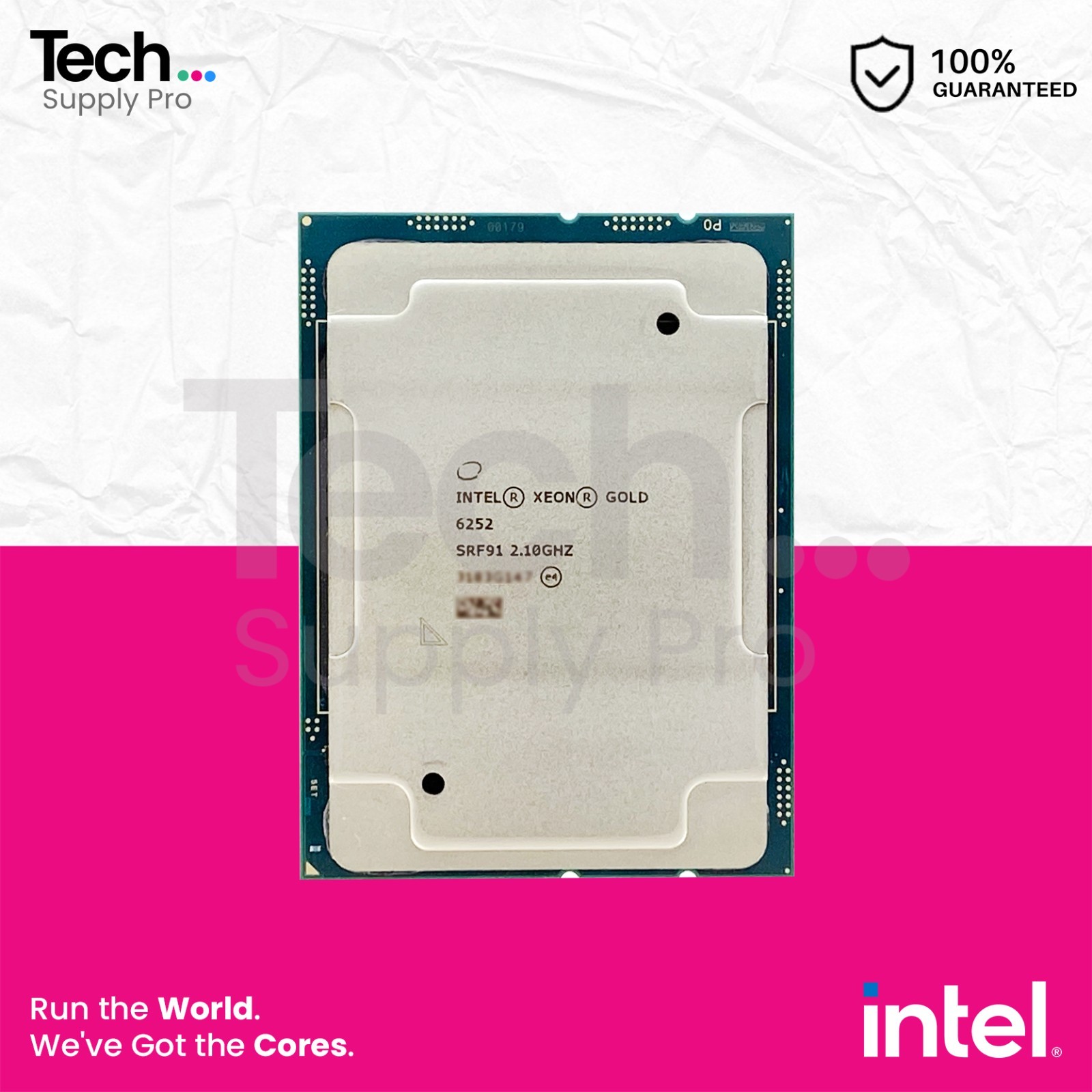 SRF91 Intel Xeon Gold 6252 24-Core 2.10GHz 35.75MB 10.40GT/s FCLGA3647 Processor