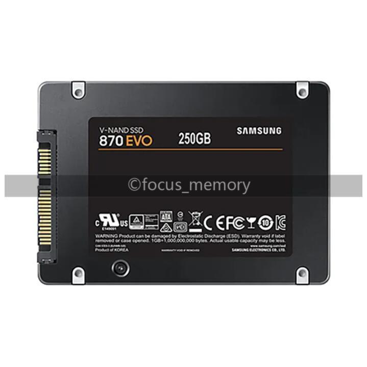 SAMSUNG 870 EVO 2.5 inch SSD 250G 500GB 1TB 2TB SATA 3 Solid State Drive lot New