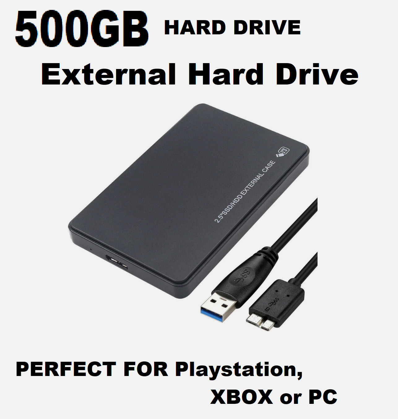 PC External Hard Drive for XBOX ONE Windows Unbranded 500 GB 500GB