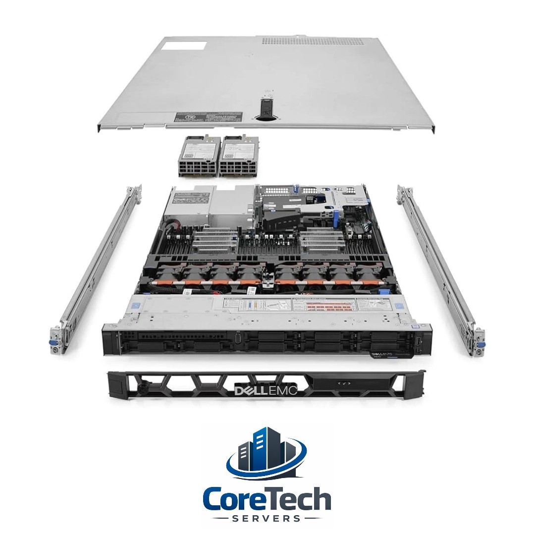 DELL R640 10-Bay Server | 2x Gold 6248 20-Core Each | 128GB Ram | H740p | Rails