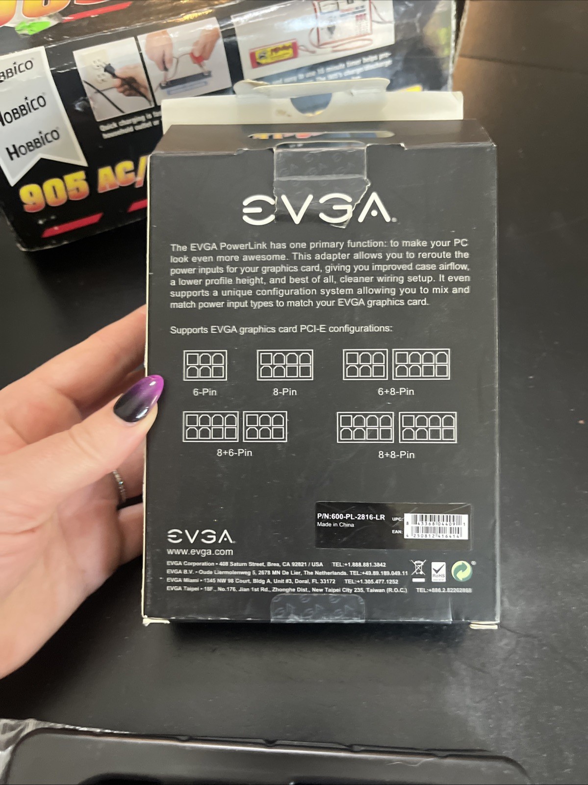 EVGA PowerLink Power Cable Management Module Connector Adapter GPU Video Card