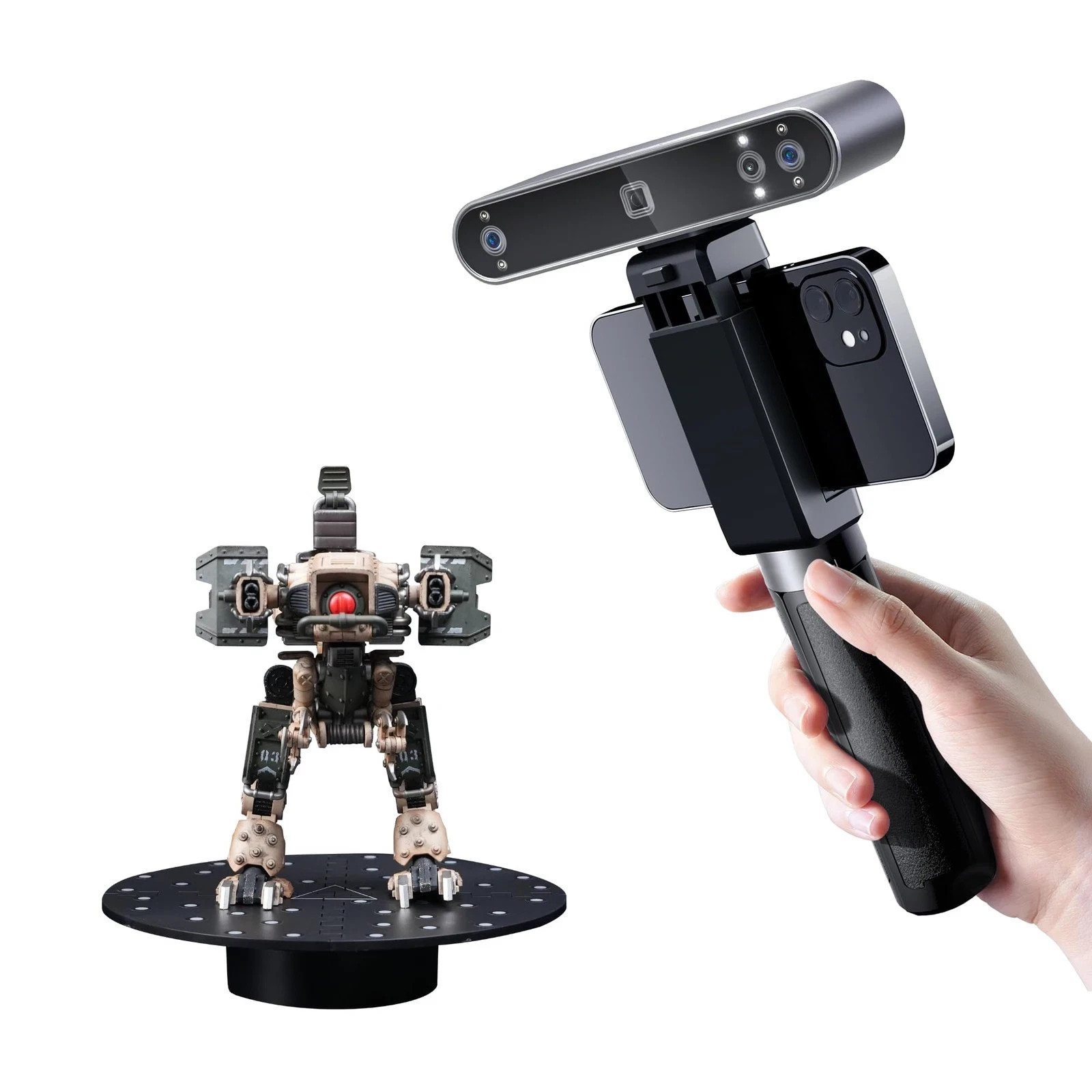 Revopoint POP 3 Plus 3D Scanner For 3D Print 0.04mm Precision18fps Handheld NEW