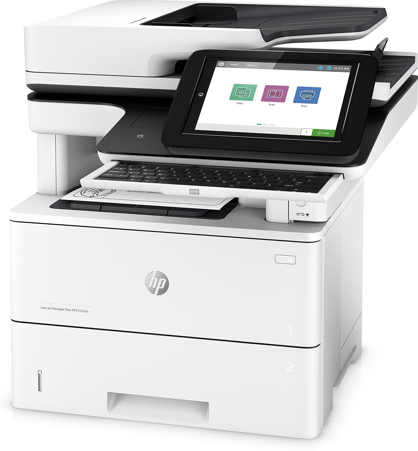 HP Laserjet Managed MFP E52545dn Black & White Laser Printer w/Toner E52545