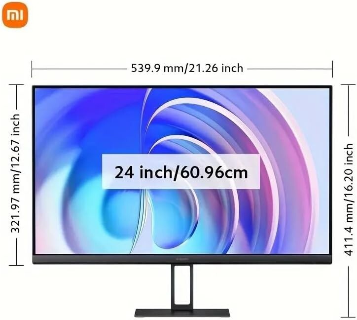 Xiaomi Monitor 24in 7.5mm Ultra-Slim 100Hz High Refresh Rate 1080p FHD