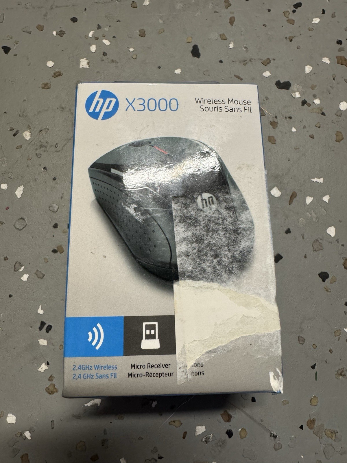 HP – X3000 G3 Wireless Optical Mouse – Wireless – Jet Black
