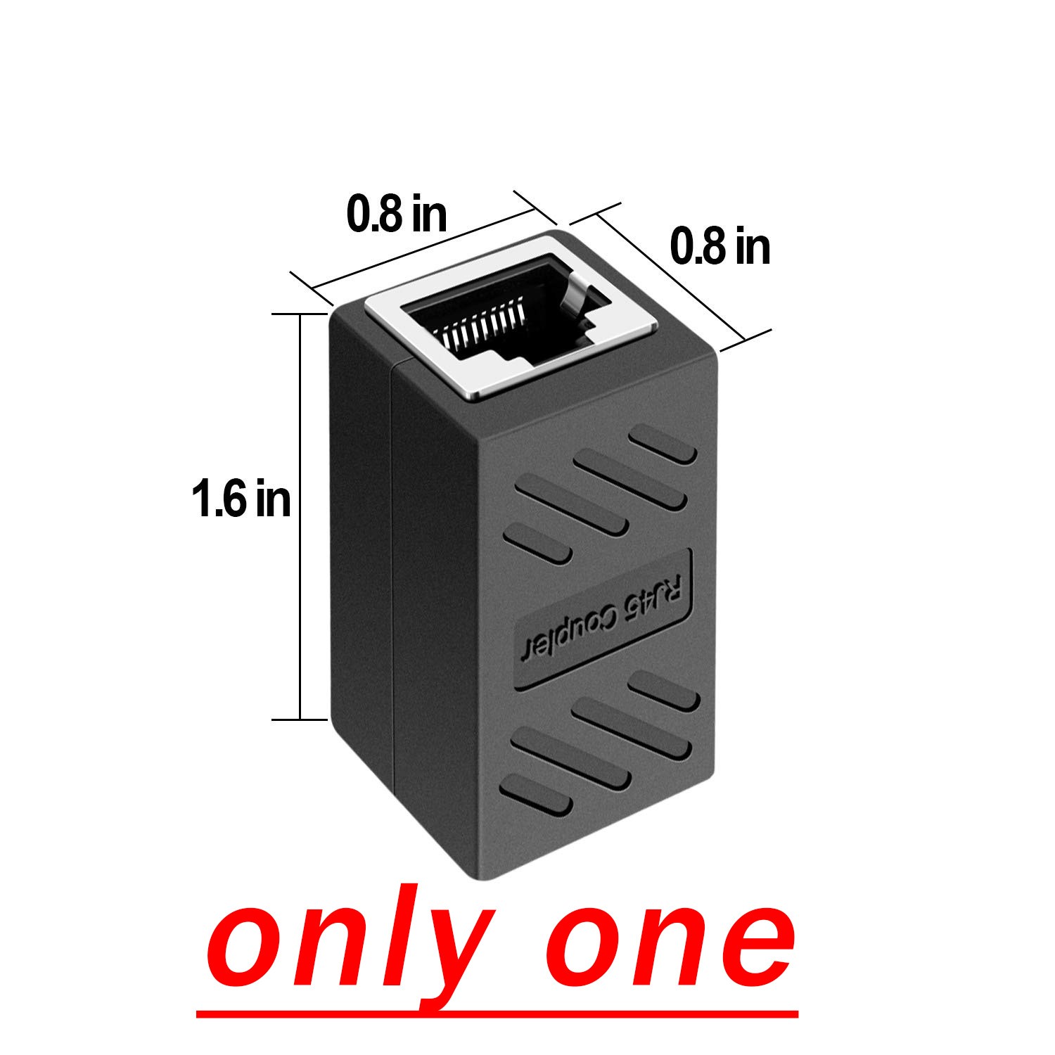 RJ45 Inline Coupler Cat7 Cat6 Cat5e Cat5 Ethernet LAN Network Cable Adapter Lot
