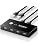 USB Switcher 2 Computers, USB Switch 2 PC Sharing 4 USB Devices, 2 in 4 Out with