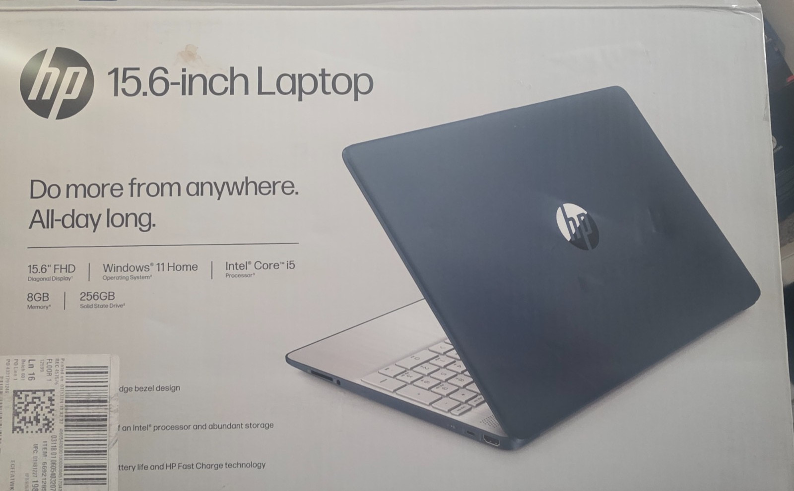 HP 15-dy5885wm 15.6″ FHD i5-1235U 1.3GHz Intel Iris Xe Graphics 8GB RAM 256GB