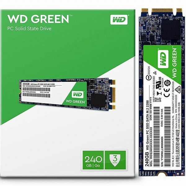 Western Digital Green SSD 120GB/240GB/480GB SATA M.2 2280 Solid State Drive-UK