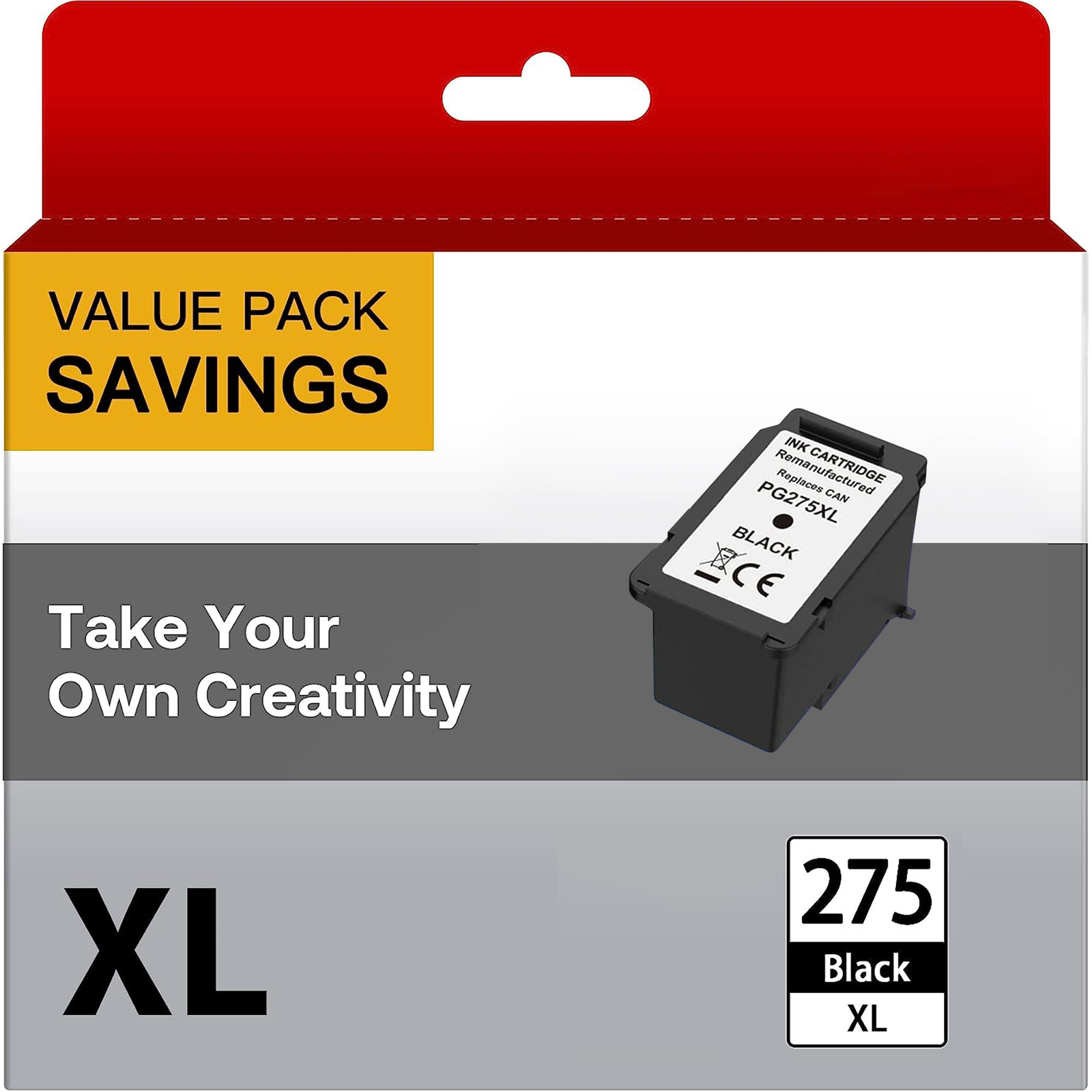 1Pc PG-275XL Black Ink for Canon 275 XL Pixma TS3520 TR4700 TR4722 High Yield