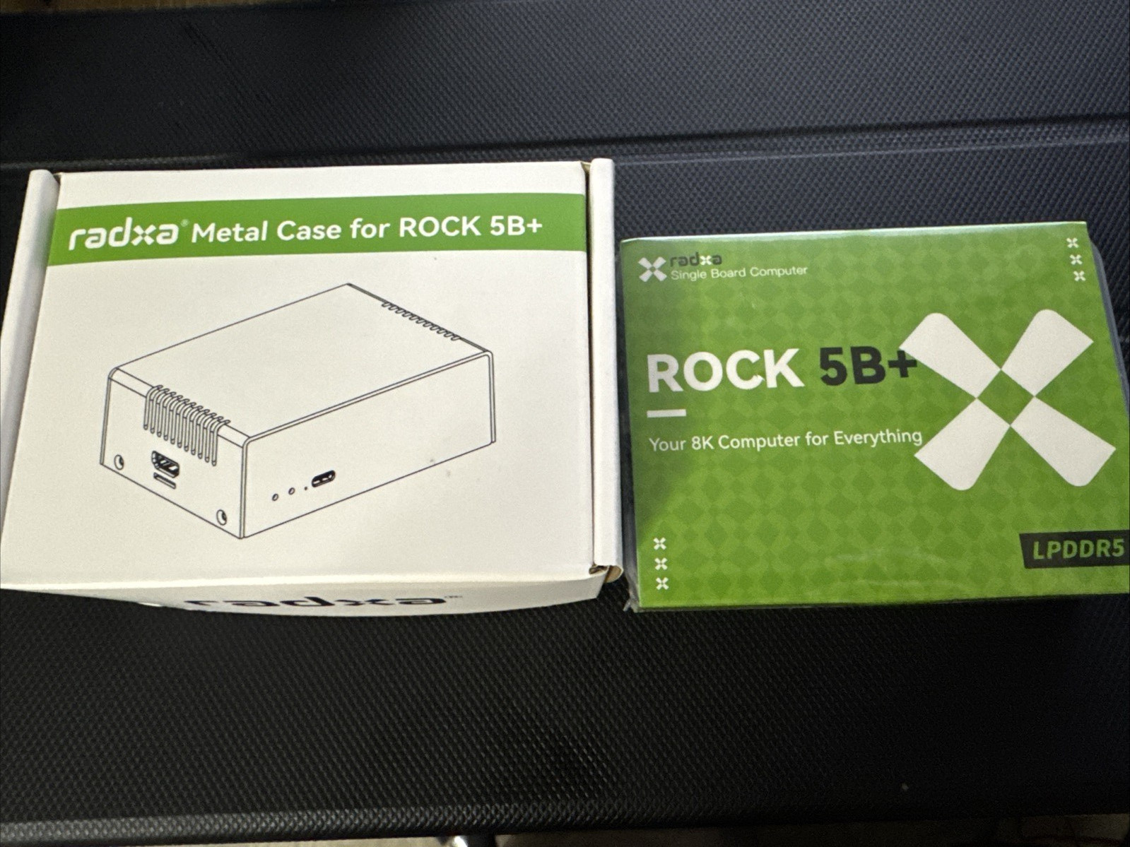 Radxa RS129-D8E64 Rock 5B+ / 5B RK358 plus SBC 8GB RAM 64 GB eMMC with case