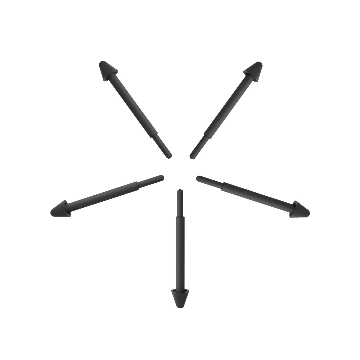 Huion Replacement Pen Nibs Pack of 5 PT01-5 for Kamvas Slate 10 stylus HS200