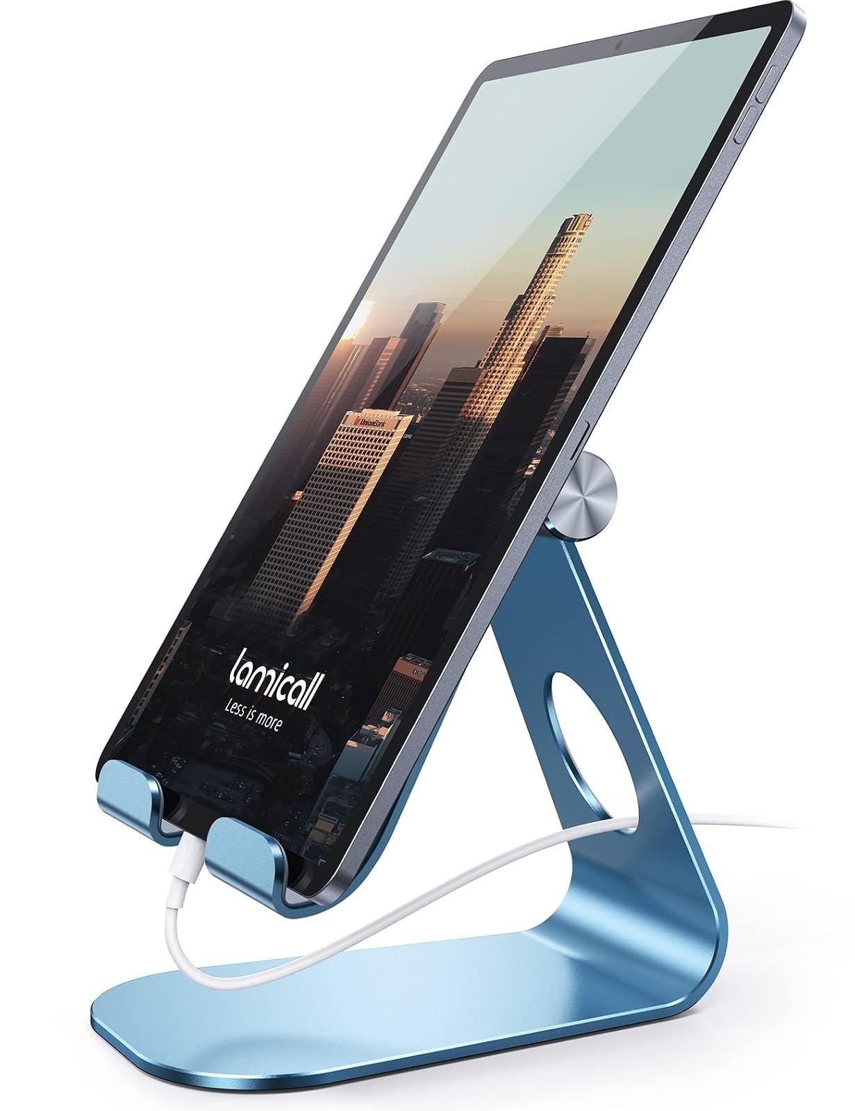 Lamicall Adjustable Tablet Stand for 4-13″ Tablets – Desktop Holder
