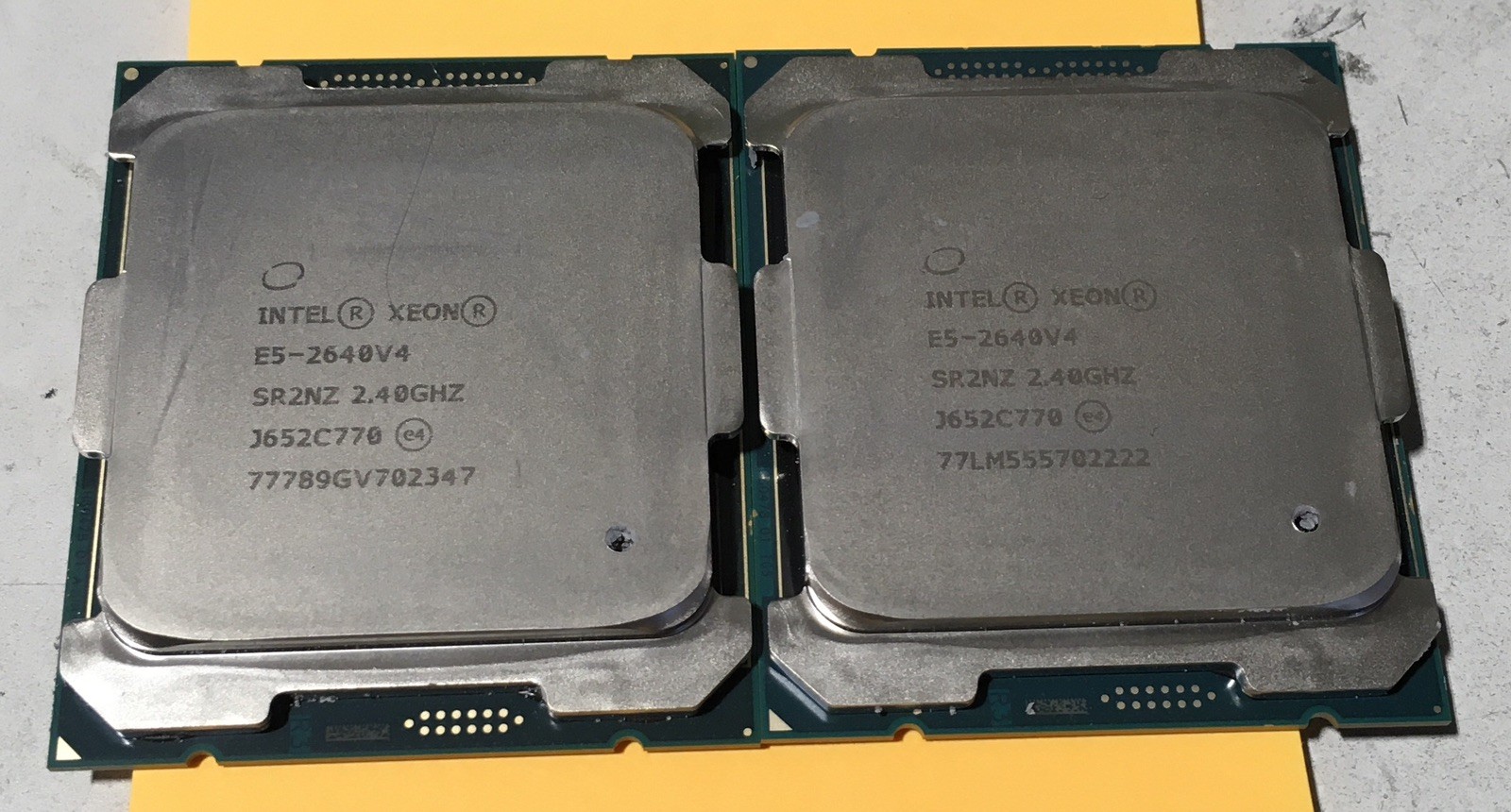 LOT OF 2 – Intel Xeon E5-2640 V4 2.40Ghz CPU Processor