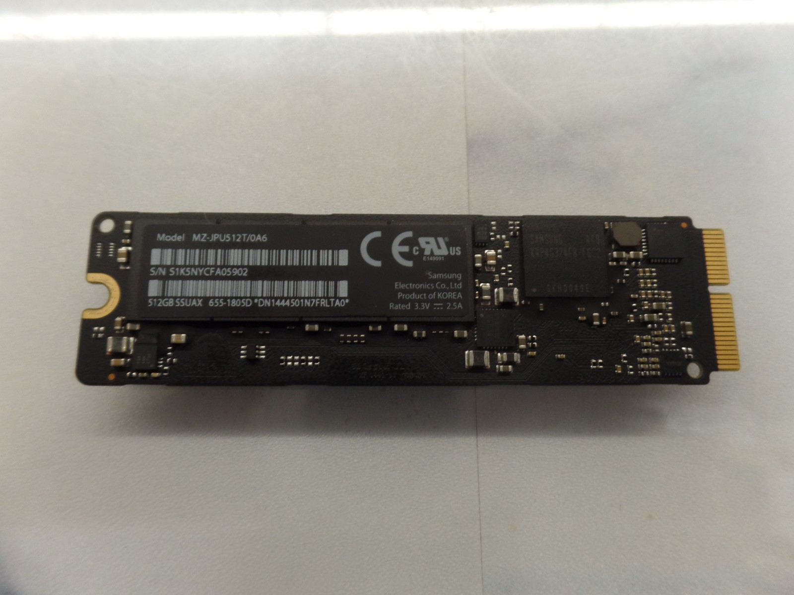 GENUINE 512GB SSD Solid State Drive 655-1805D for MacBook Pro 13″ A1502 2014