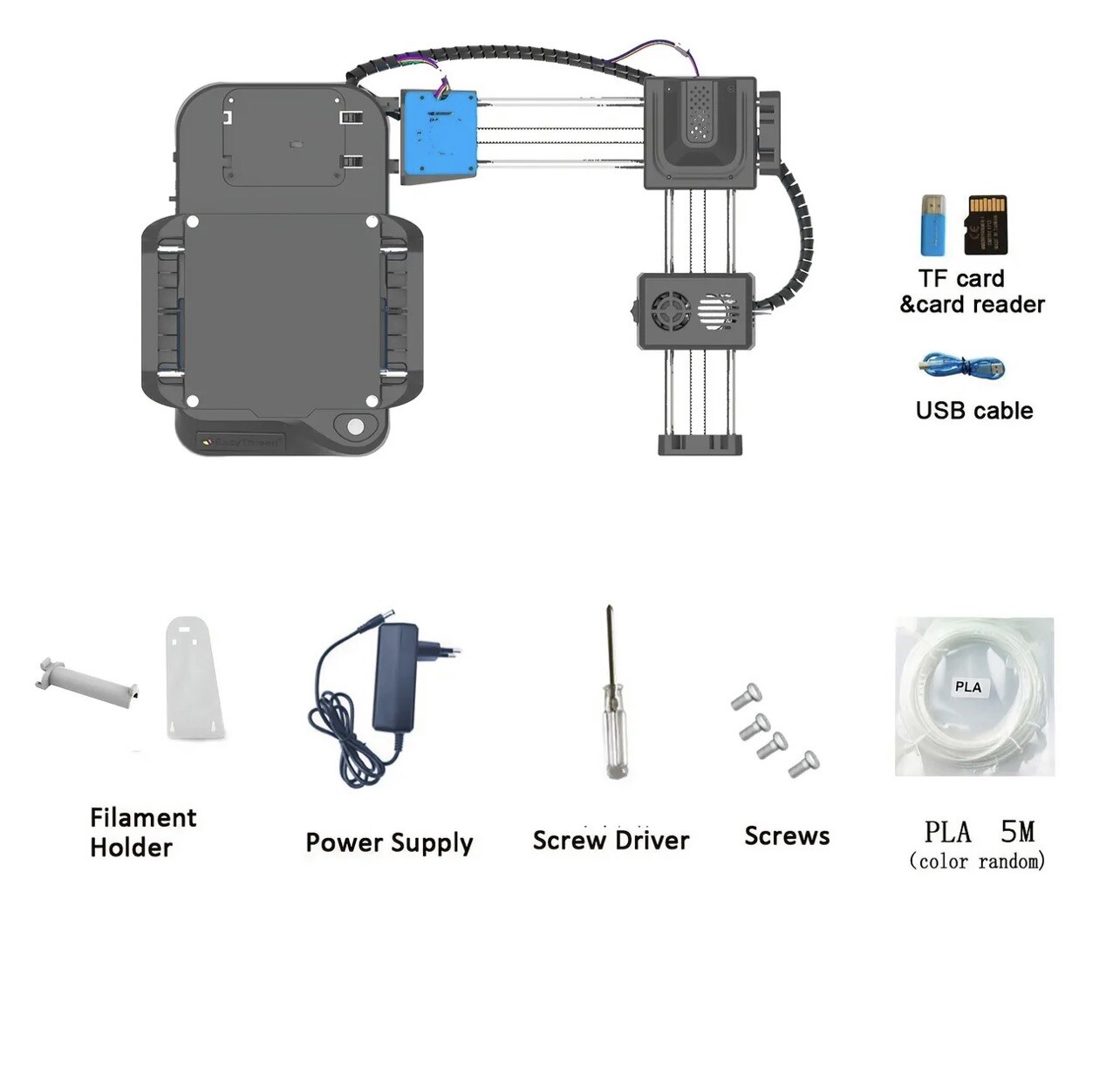 Easy threes 3D mini printer beginner