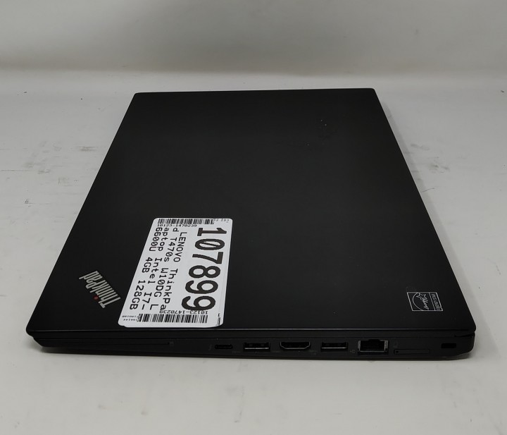 LENOVO ThinkPad T470s W10DG Laptop Intel I7-6600U 4GB 128GB SEE NOTES