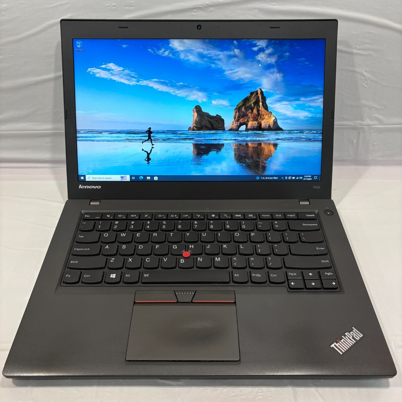 Lenovo ThinkPad T450 14in Laptop, Core i5-5300U 2.3GHz, 8GB Ram, 250GB Win 10