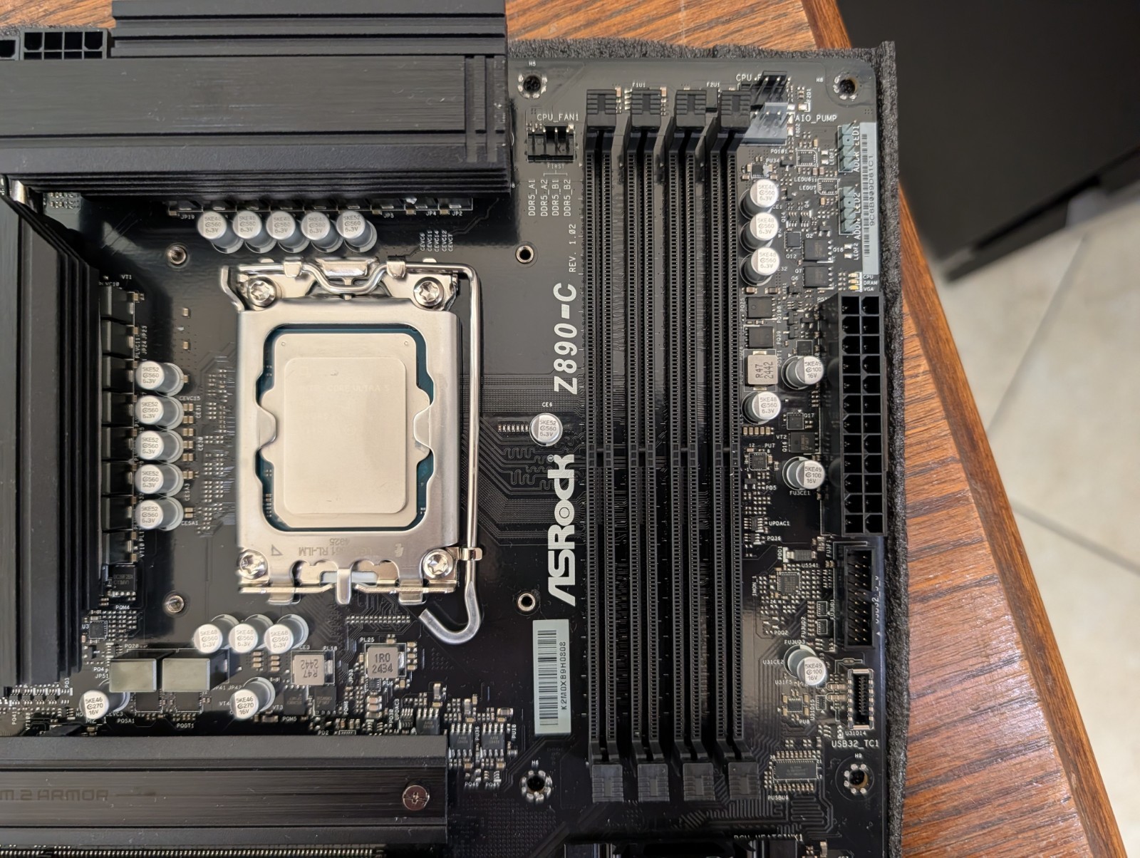 ASRock Z890-C LGA 1851 Motherboard + Intel Core Ultra 5 235 CPU Processor Combo