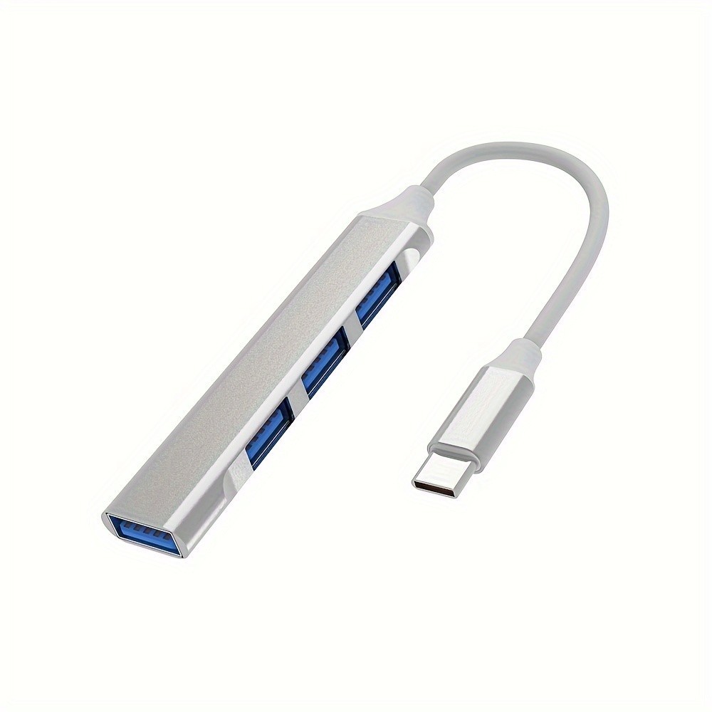 4 Port USB Type C Hub OTG Adapter USB Splitter Dock for Laptop Tablet Phone HUB