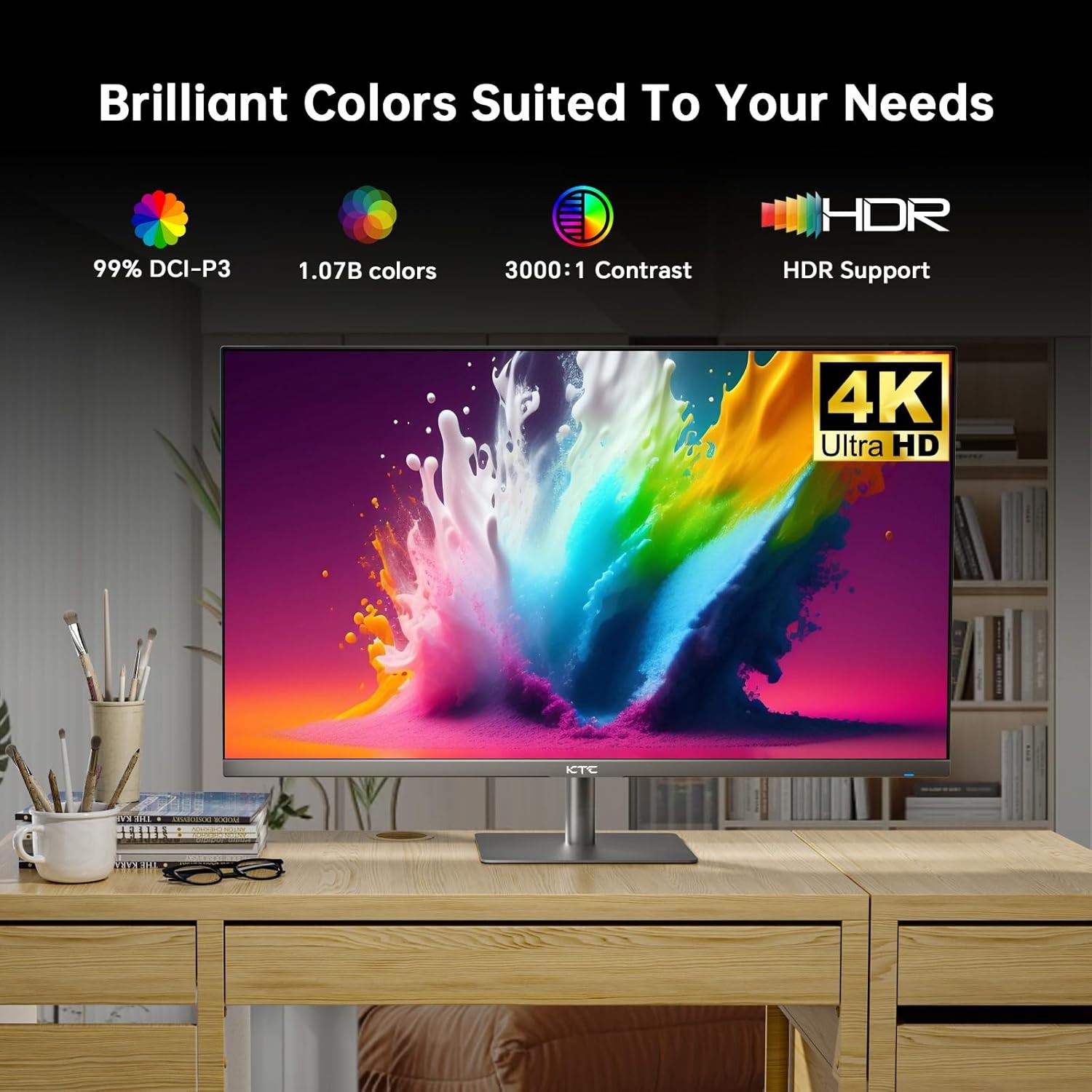 KTC A32Q8 32 Inch 4K Smart Monitor Google System UHD 3840x 2160 with Speakers