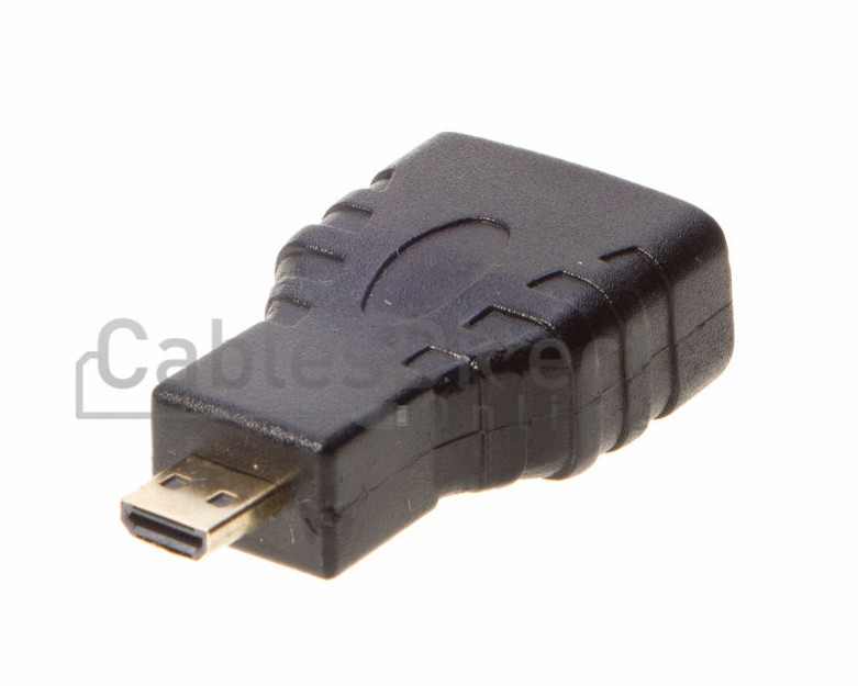HDMI A Female to Micro HDMI D Male Connector TV Cable Adapter
