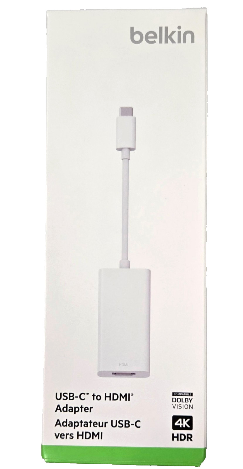 Genuine Belkin USB-C To HDMI Adapter 4K 60Hz Macbook iPad Tablet Dolby Vision